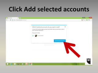Click Add selected accounts
 