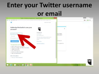 Enter your Twitter username
or email
 