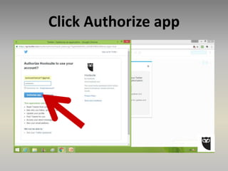 Click Authorize app
 