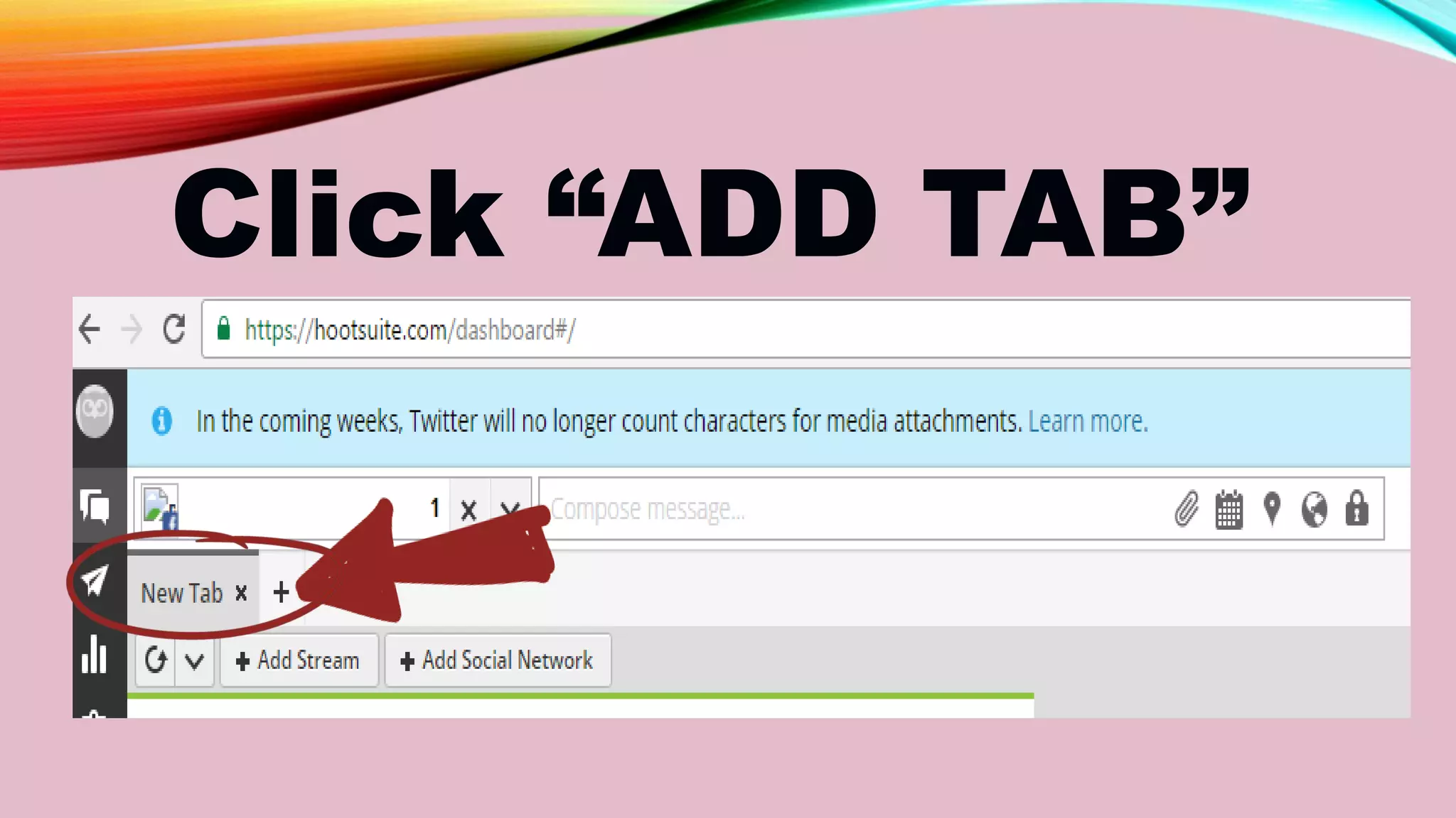 Click “ADD TAB”
 