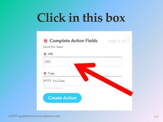Click in this box
(c)2015 goaldrivenva.wordpress.com 106
 