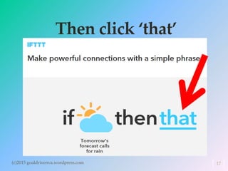 Then click ‘that’
(c)2015 goaldrivenva.wordpress.com 17
 