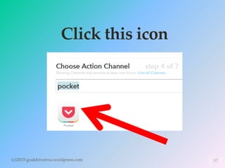 Click this icon
(c)2015 goaldrivenva.wordpress.com 97
 