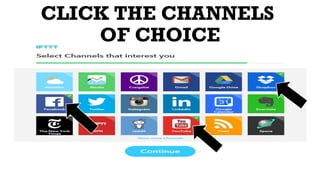 CLICK THE CHANNELS
OF CHOICE
 