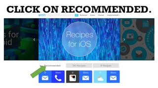 CLICK ON RECOMMENDED.
 