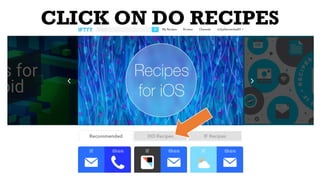 CLICK ON DO RECIPES
 