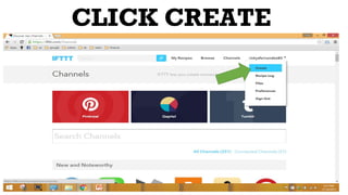 CLICK CREATE
 