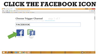 CLICK THE FACEBOOK ICON
 