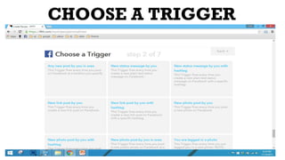 CHOOSE A TRIGGER
 