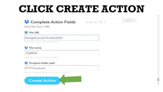 CLICK CREATE ACTION
 
