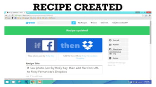 RECIPE CREATED
 
