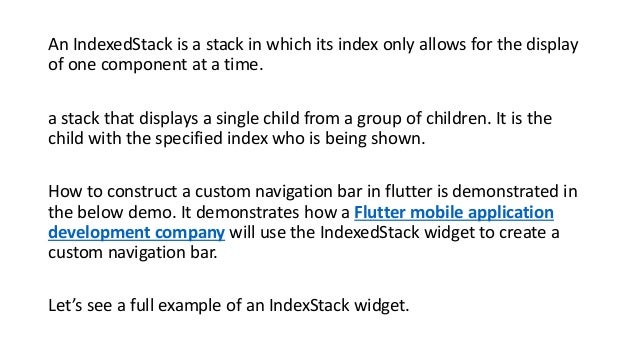 How to Use IndexedStack Widget In Flutter.pptx