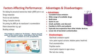 Factors Affecting Performance: Advantages & Disadvantages:
counter
• Disadvantages:
 