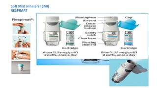 Soft Mist Inhalers (SMI)
RESPIMAT
 