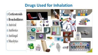 Drugs Used for Inhalation
 