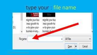 type your : file name
topanalyticalvirtualassistantforbusiness.com 24
 