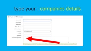 type your : companies details
topanalyticalvirtualassistantforbusiness.com 34
 
