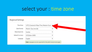 select your : time zone
topanalyticalvirtualassistantforbusiness.com 35
 