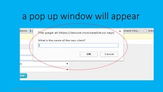 a pop up window will appear
topanalyticalvirtualassistantforbusiness.com 55
 