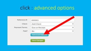 click : advanced options
topanalyticalvirtualassistantforbusiness.com 61
 