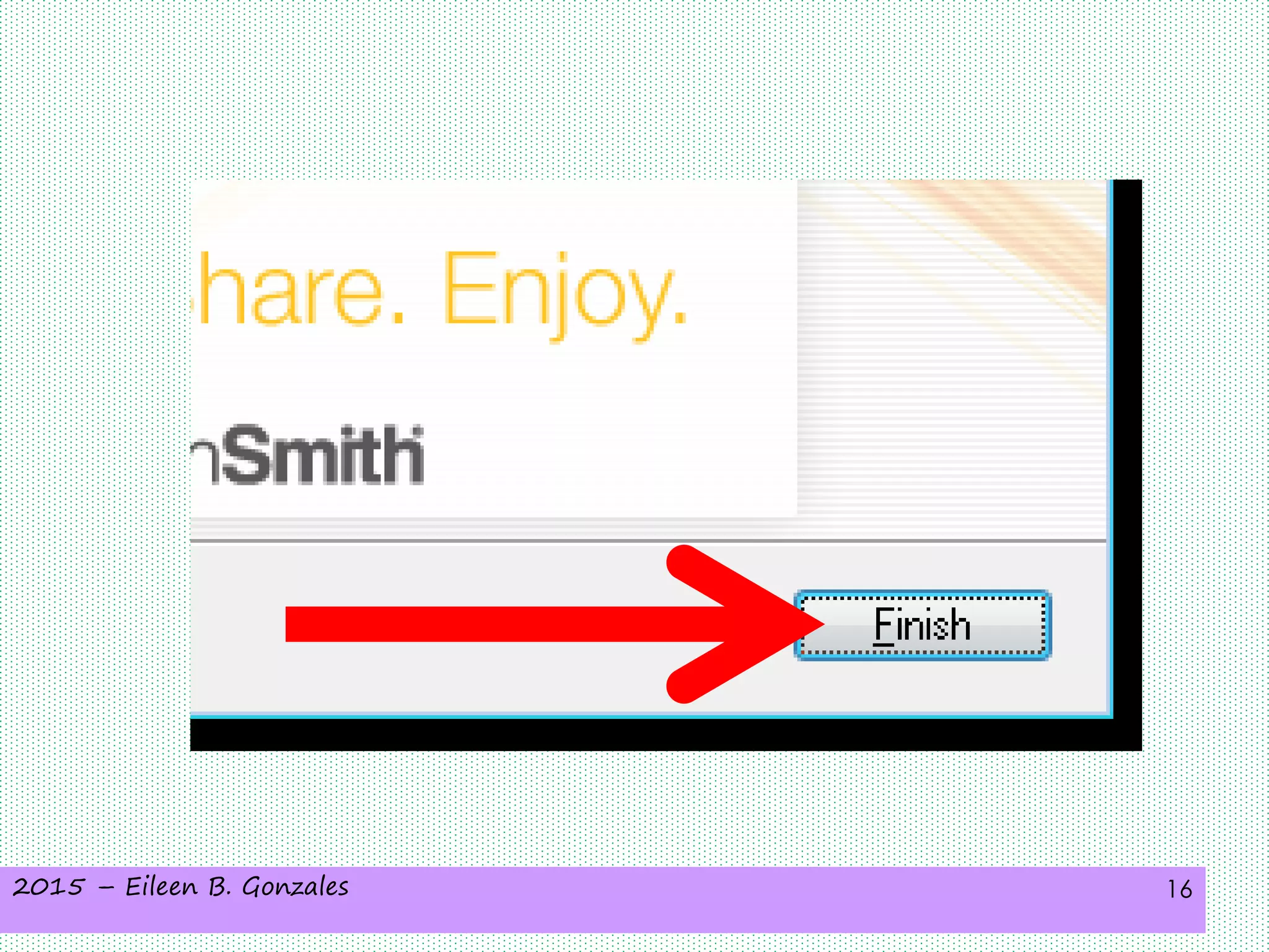 2015 – Eileen B. Gonzales 16
 