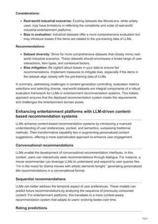 How to use LLMs for creating a content-based recommendation system for ...
