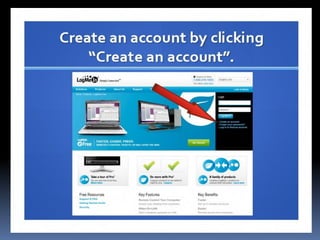 How to use log me in