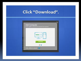 How to use log me in