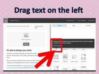 How to use mail chimp