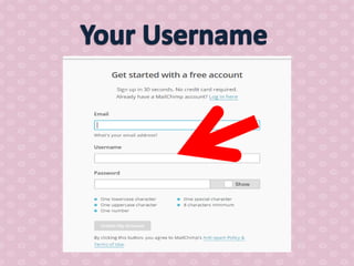 How to use mail chimp