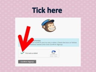 How to use mail chimp