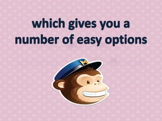 How to use mail chimp