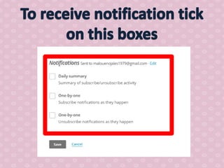 How to use mail chimp