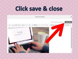 How to use mail chimp