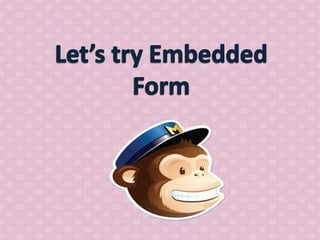 How to use mail chimp
