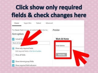 How to use mail chimp