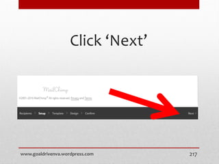 Click ‘Next’
www.goaldrivenva.wordpress.com 217
 