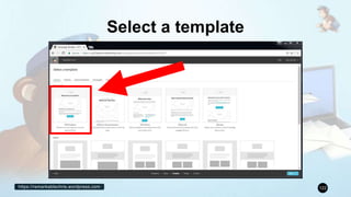 https://remarkablechris.wordpress.com 122
Select a template
 