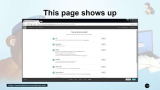 https://remarkablechris.wordpress.com 135
This page shows up
 