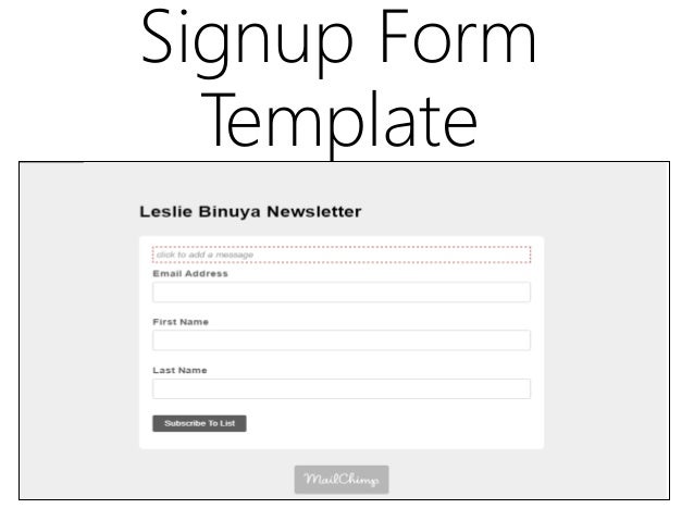 how to use mailchimp to multiply subscribers mailchimp signup form templates