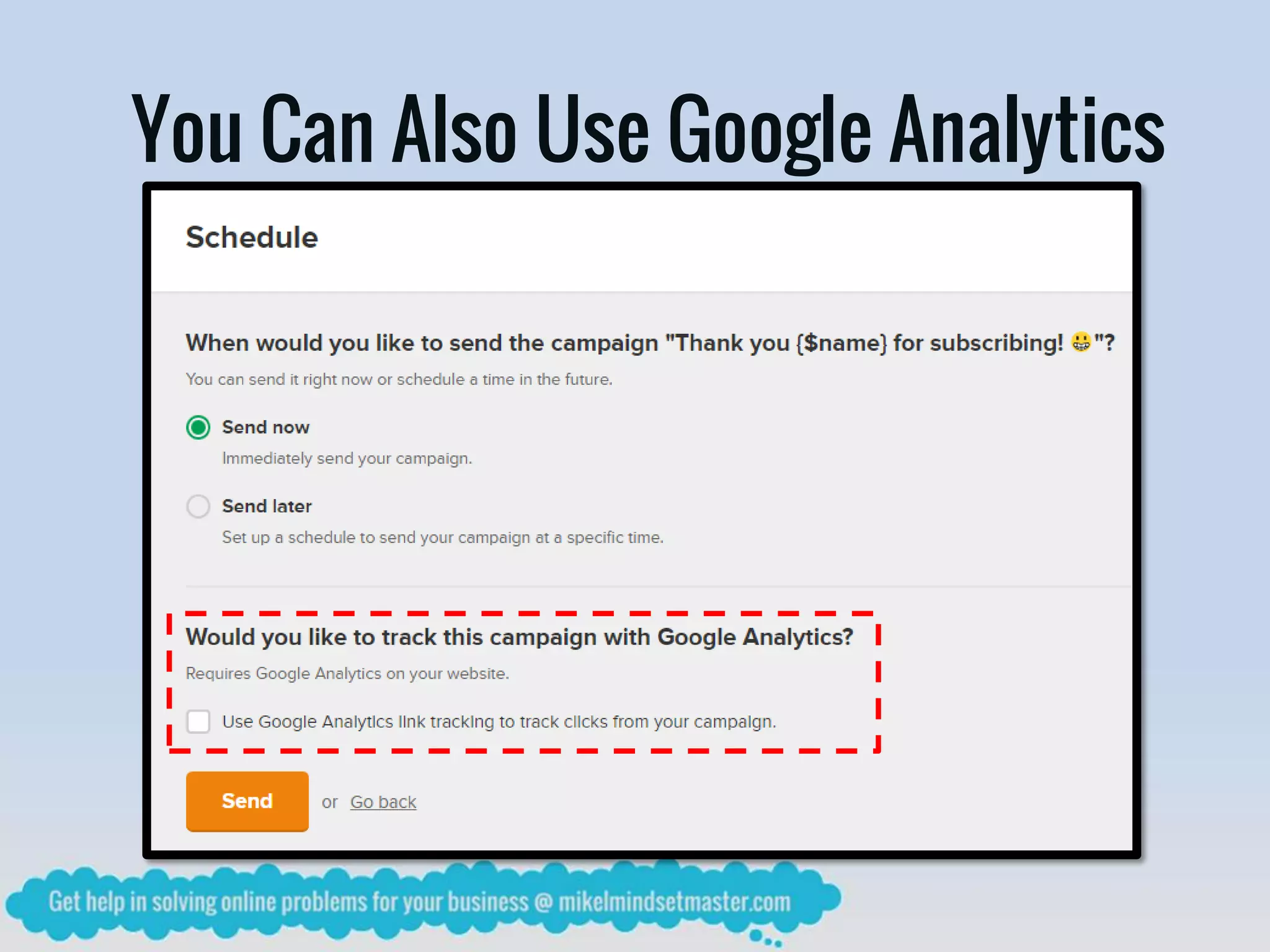 You Can Also Use Google Analytics
 