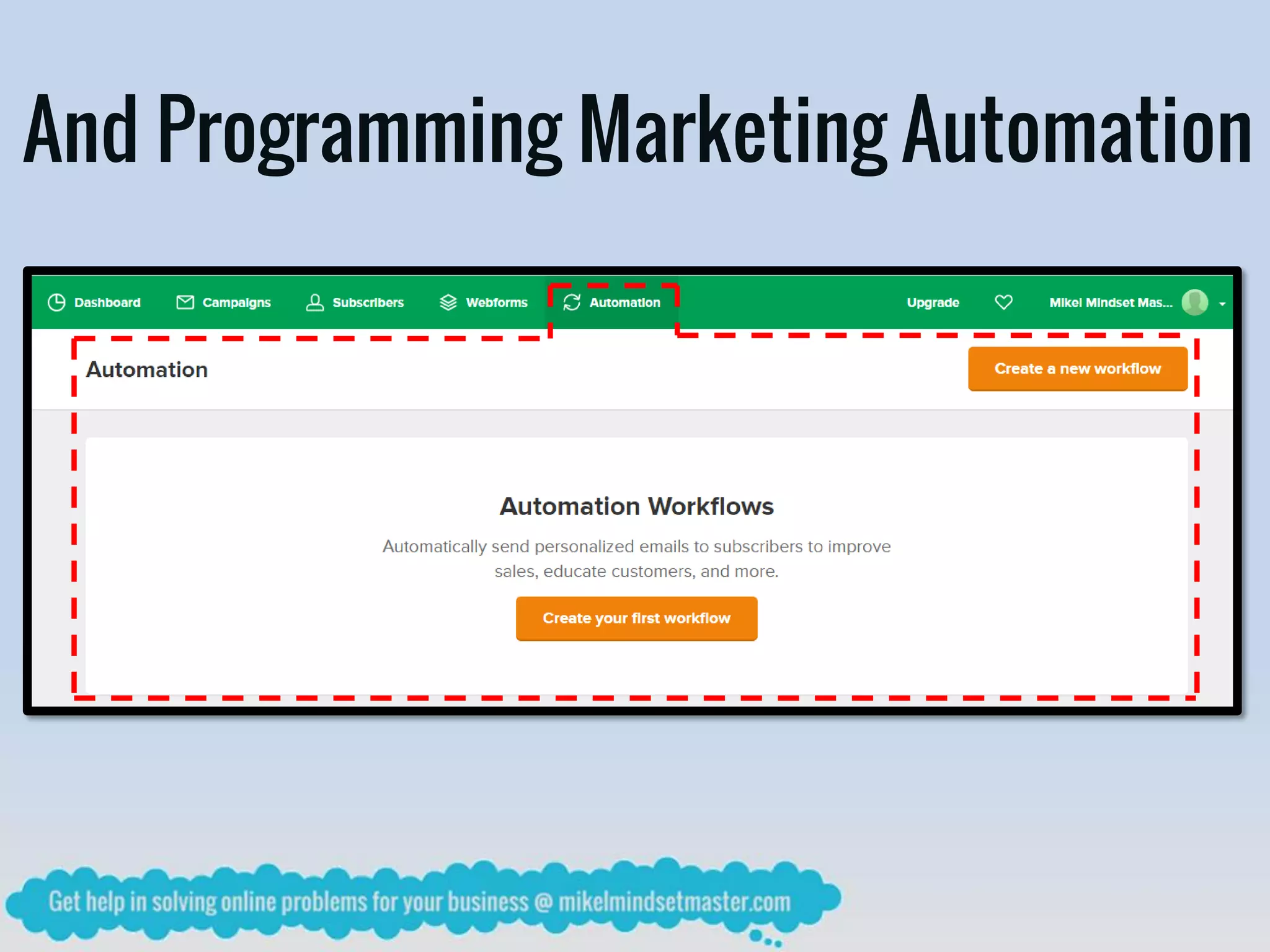 And Programming Marketing Automation
 