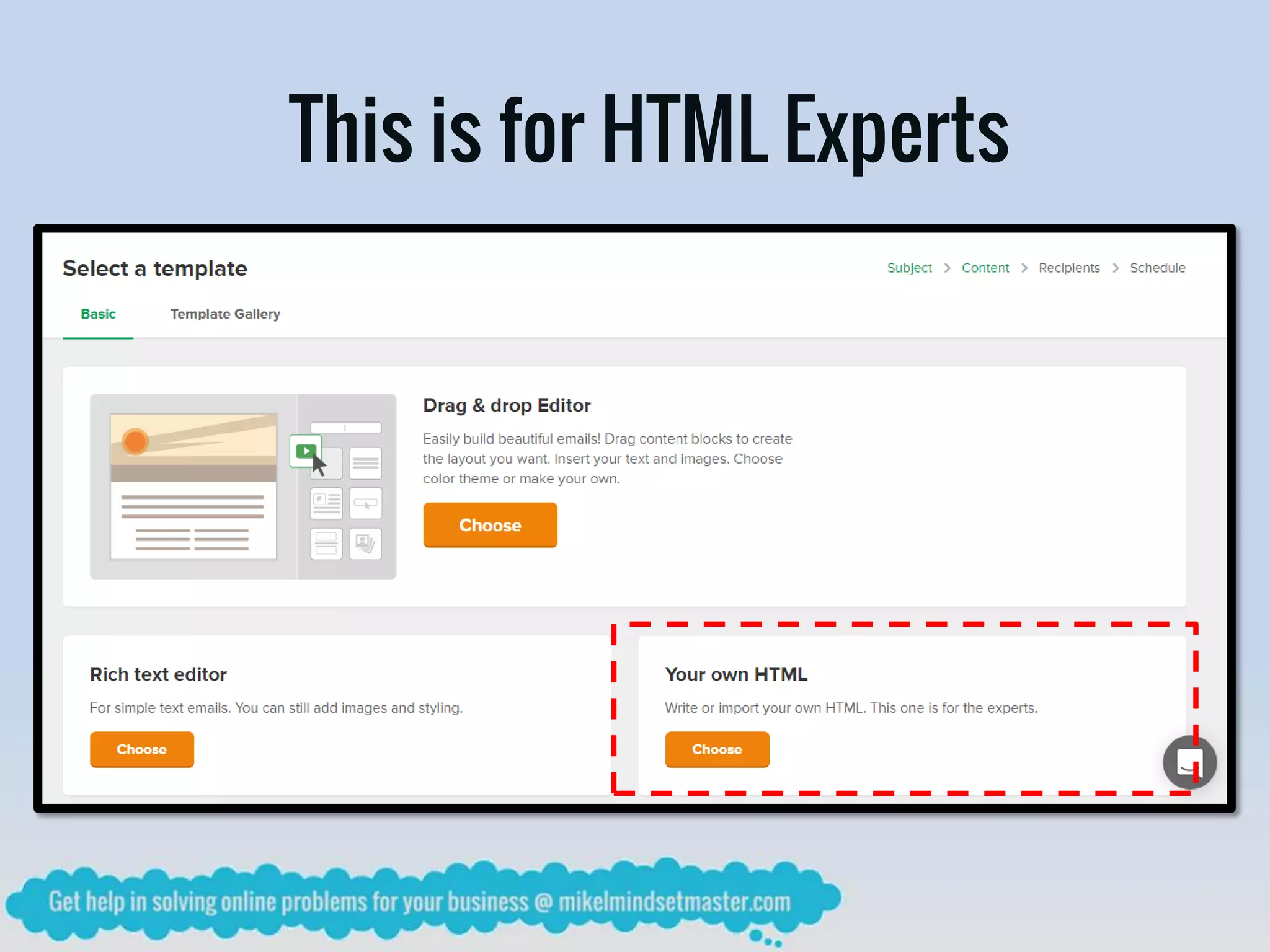 This is for HTML Experts
 