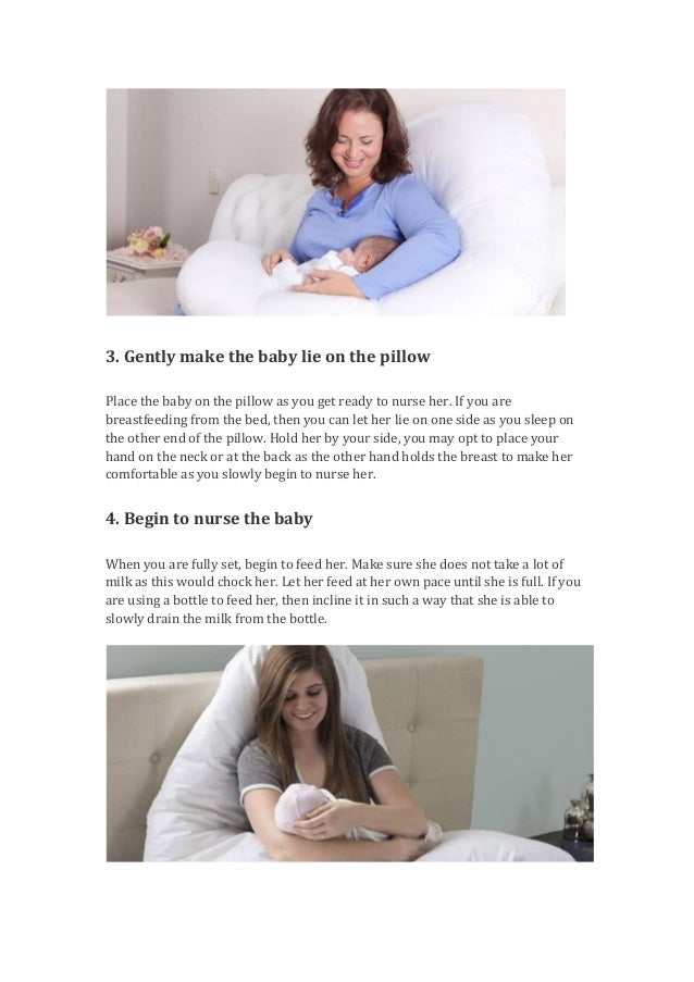 How To Use Maternity Pillow For Breastfeeding