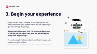 how to use midjourney AI | PDF