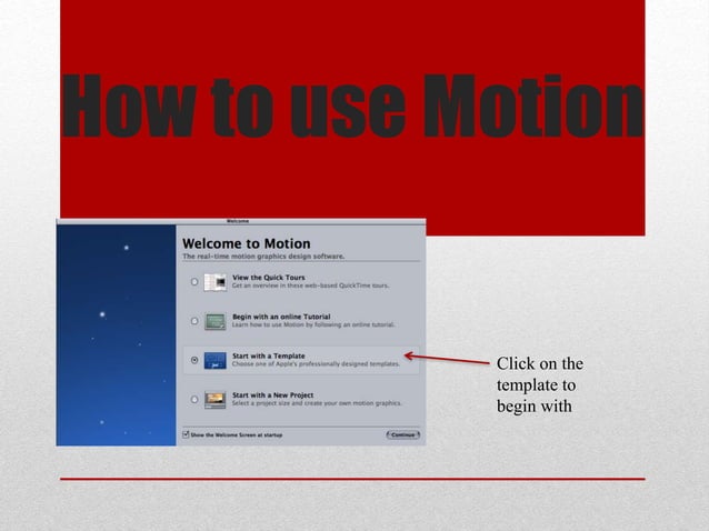 How to use motion | PPTX