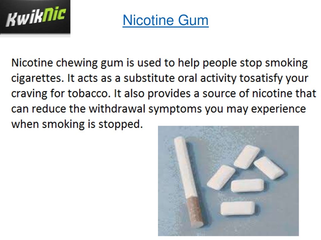 How To Use Nicotine Gum
