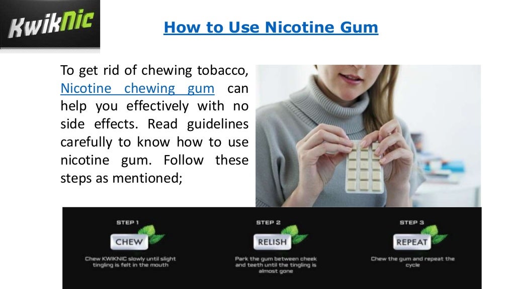 How to Use Nicotine Gum