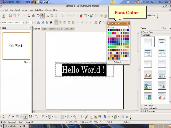 open office impress video format open office impress video format