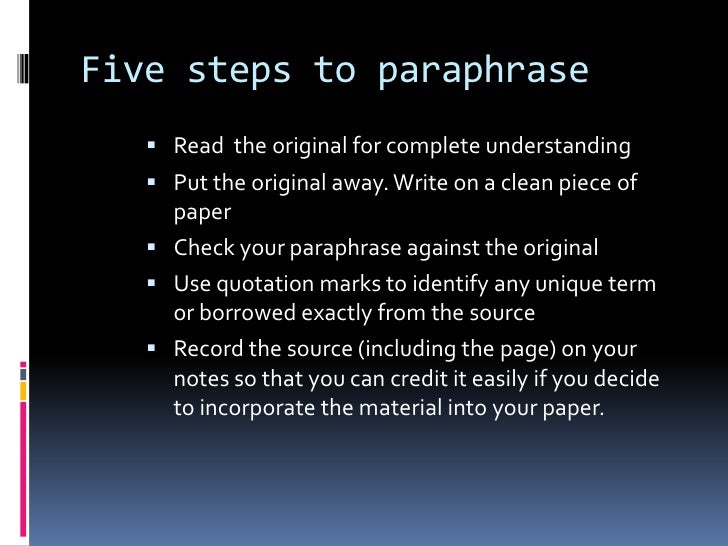 How To Use Outside Sources